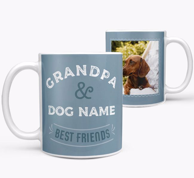 Grandpa's Best Friend: Personalized {breedCommonName} Mug